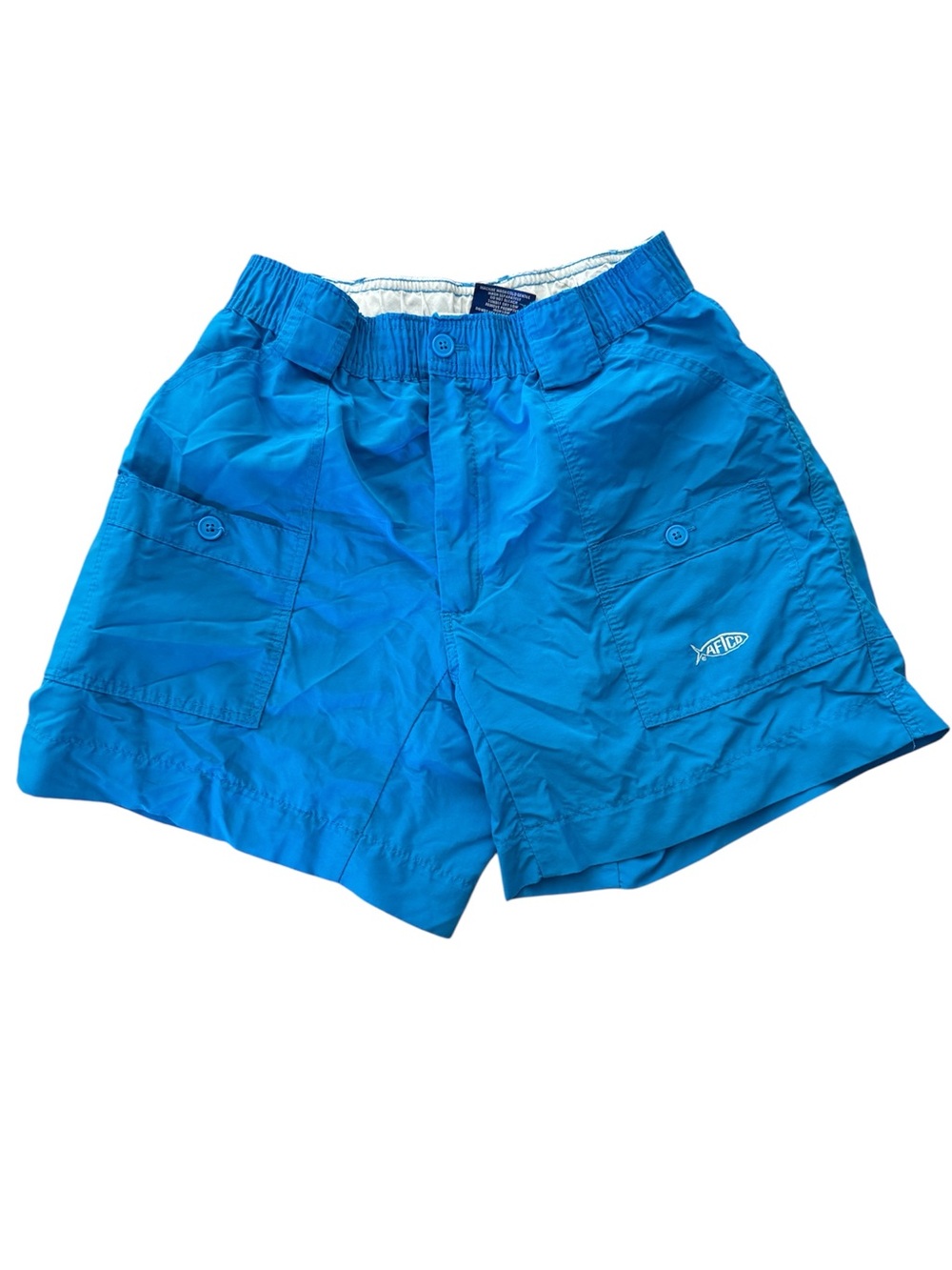 Aftco blue nylon shorts size 30